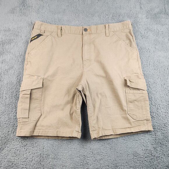 Ariat Other - Ariat Shorts Men's 40 Khaki Tan M4 Rebar Relaxed Fit Cargo Casual Workwear 10"